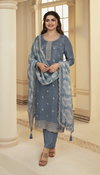 Shohini By Vinay Kuleesh Dola Silk Embroidery Designer Salwar Suits Wholesale Price In Surat
